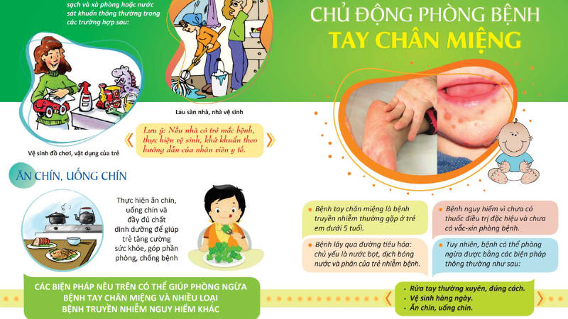 cách phòng bệnh tay chân miệng